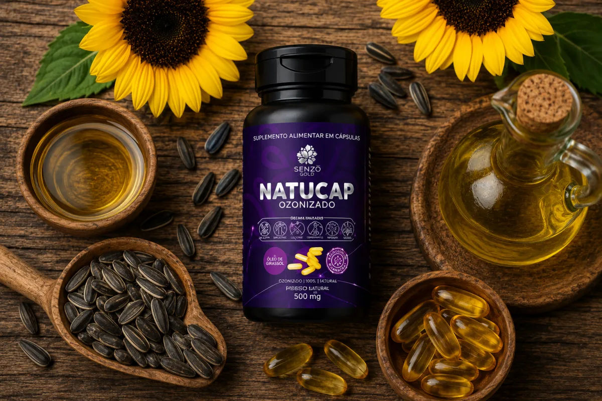 Natucap Ozonizado com &oacute;leo de girassol