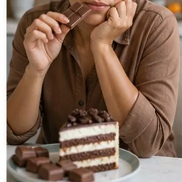 Pessoa com compuls&atilde;o por doces